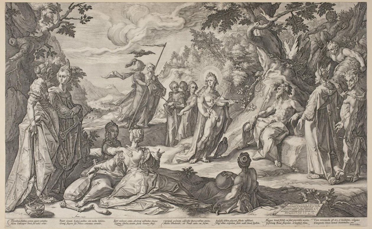 Midas ítélete alkotó: Hendrick Goltzius