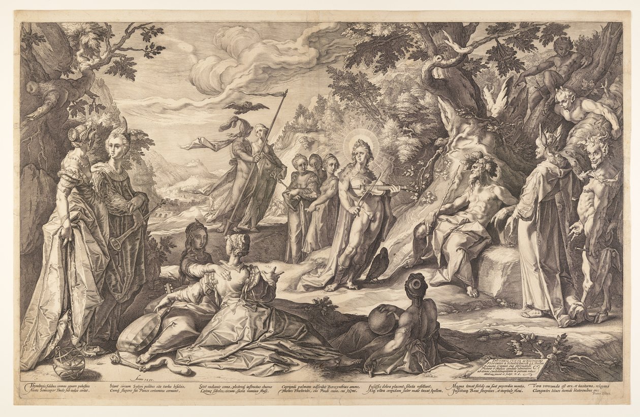 Midasz ítélete alkotó: Hendrick Goltzius