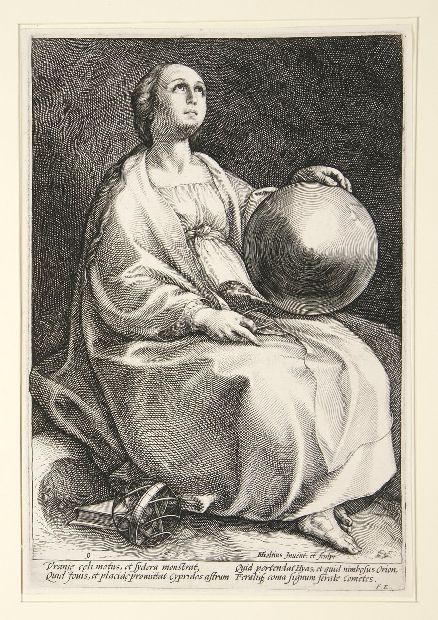 A kilenc múzsa alkotó: Hendrick Goltzius