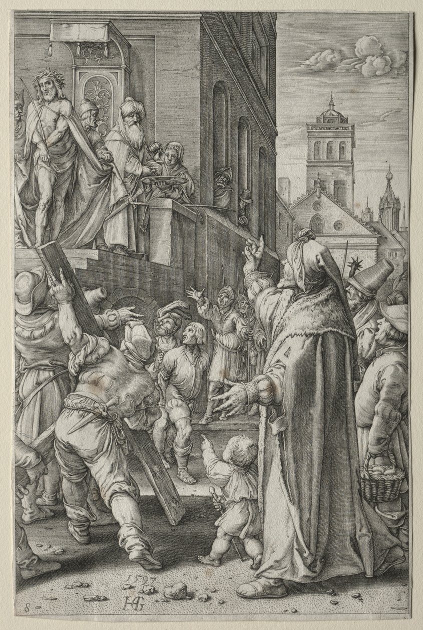 A szenvedély: Ecce Homo alkotó: Hendrick Goltzius