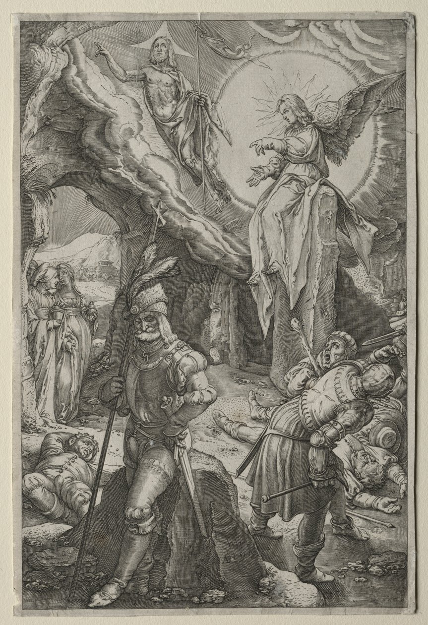 A Passió: A feltámadás alkotó: Hendrick Goltzius