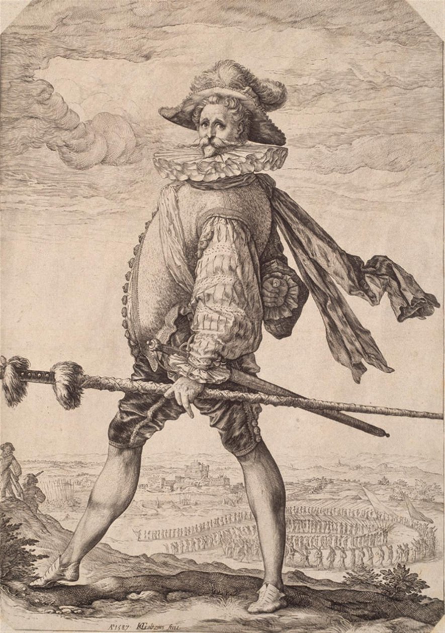A gyalogság kapitánya alkotó: Hendrick Goltzius