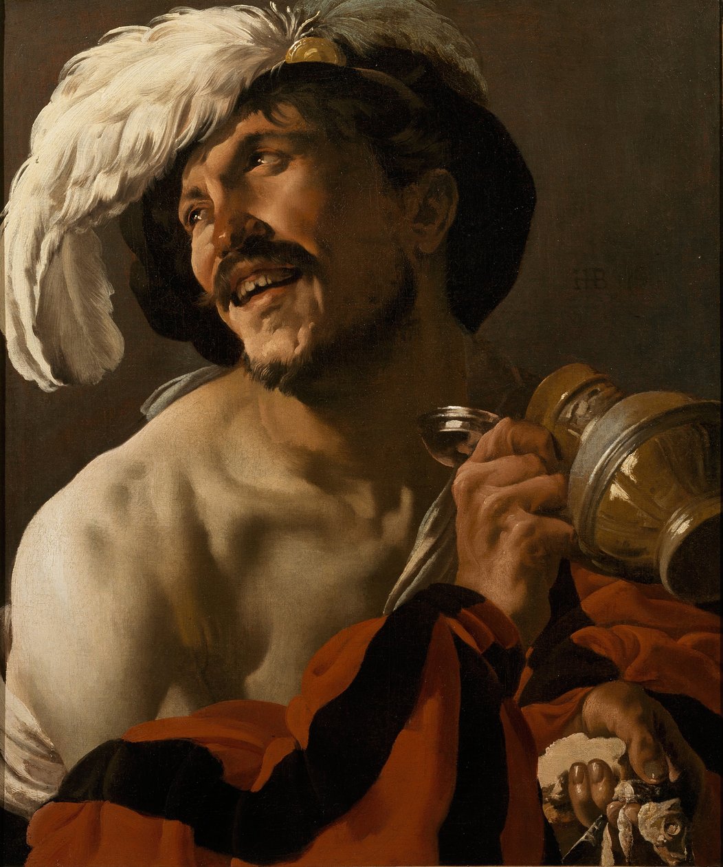 A vidám ivó, 1625 alkotó: Hendrick Jansz Terbrugghen