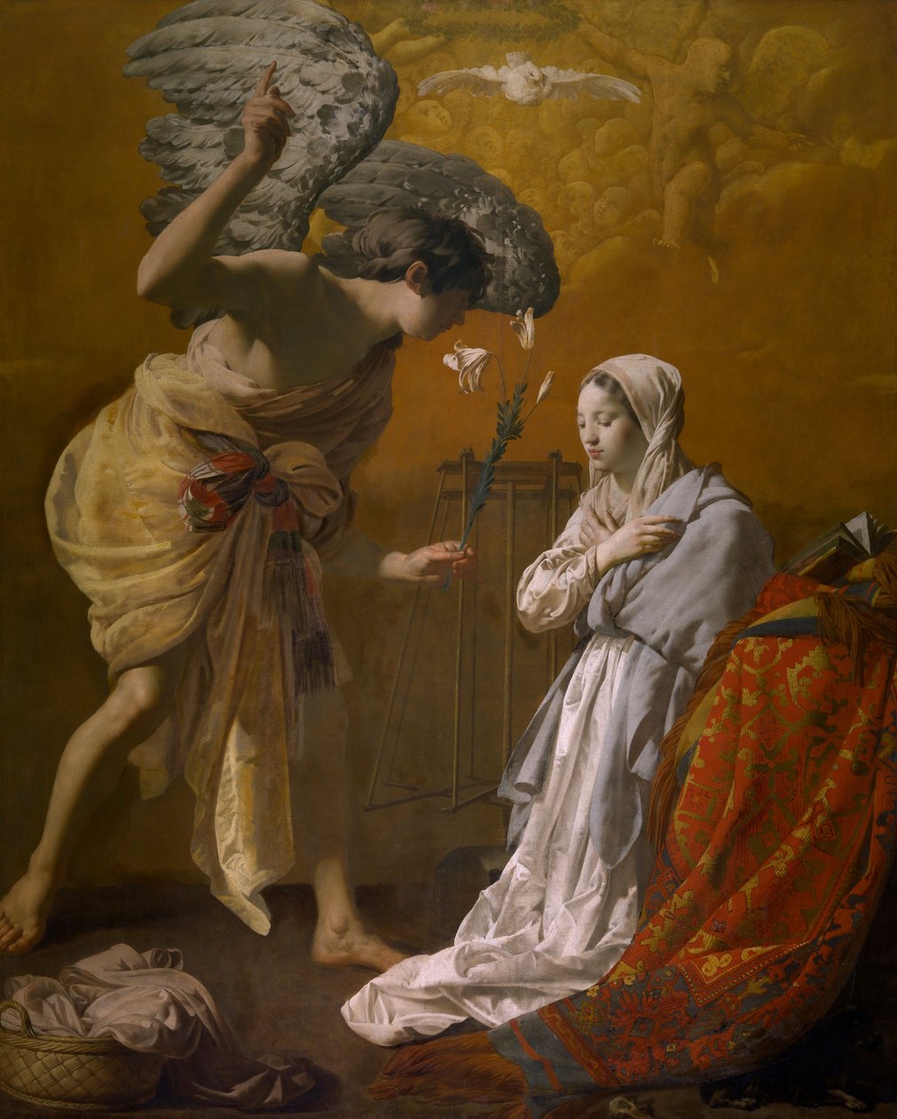 Az Annunciáció alkotó: Hendrick ter Brugghen