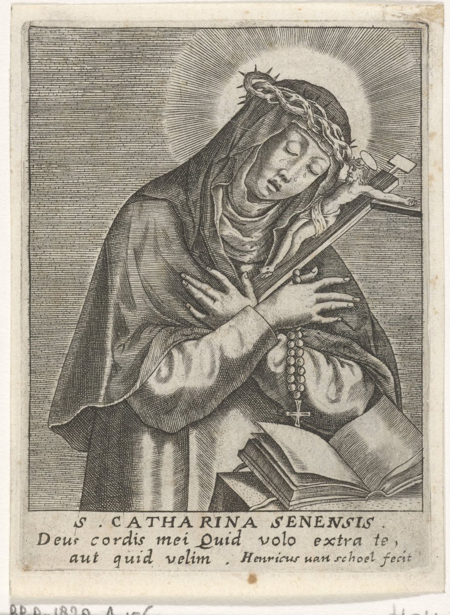 Sienai Szent Katalin alkotó: Hendrick van Schoel