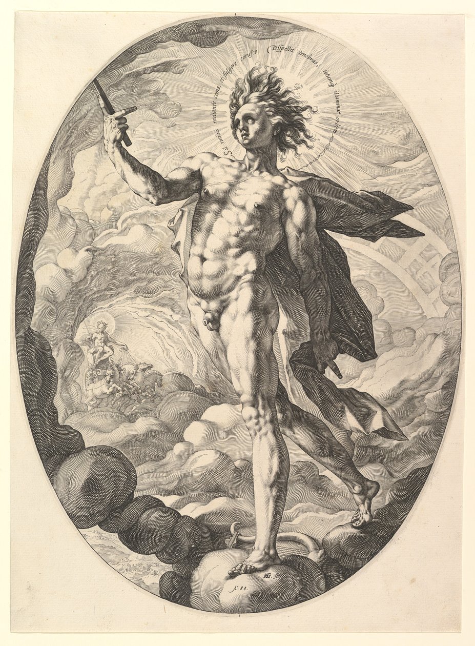 Apollo, 1588. alkotó: Hendrik Goltzius
