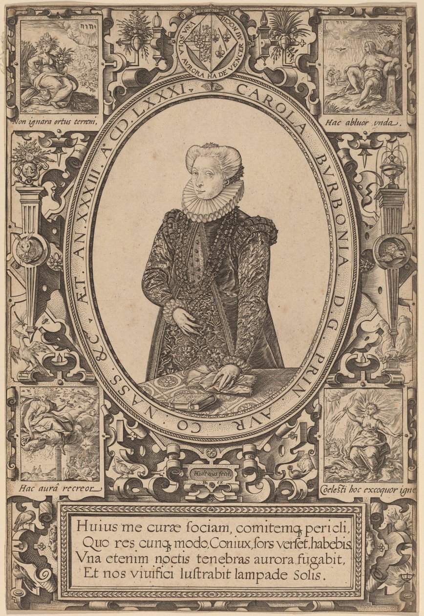 Bourbon Charlotte alkotó: Hendrik Goltzius