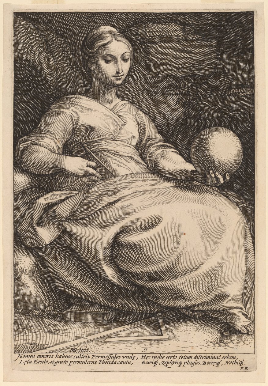 Erato alkotó: Hendrik Goltzius