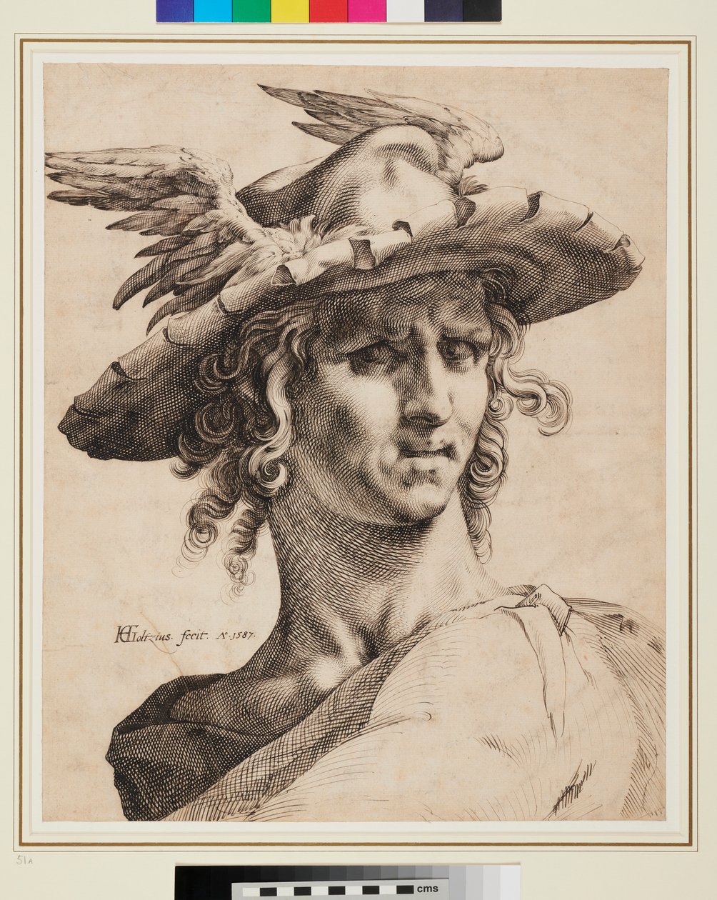 A Mercury vezetője alkotó: Hendrik Goltzius