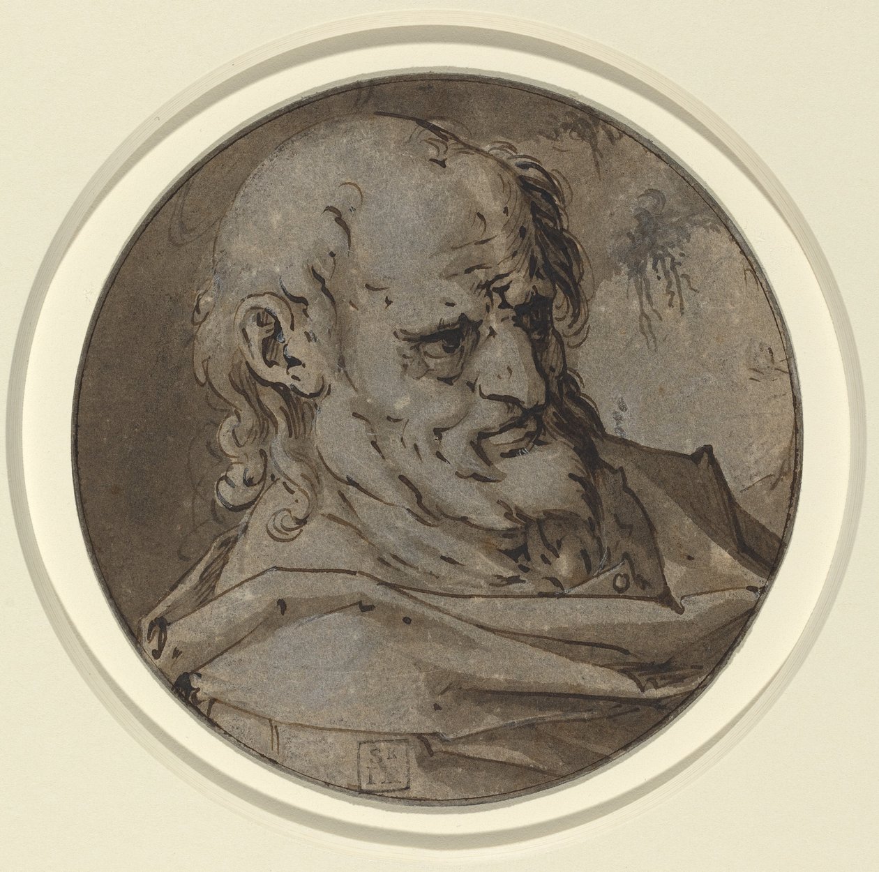 Egy apostol feje alkotó: Hendrik Goltzius