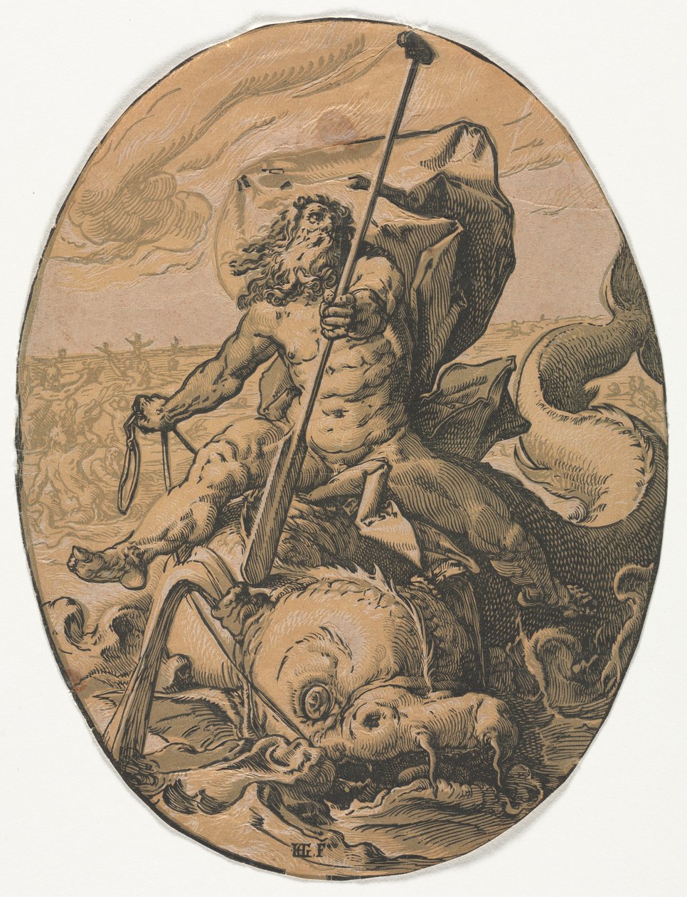 Neptun. alkotó: Hendrik Goltzius