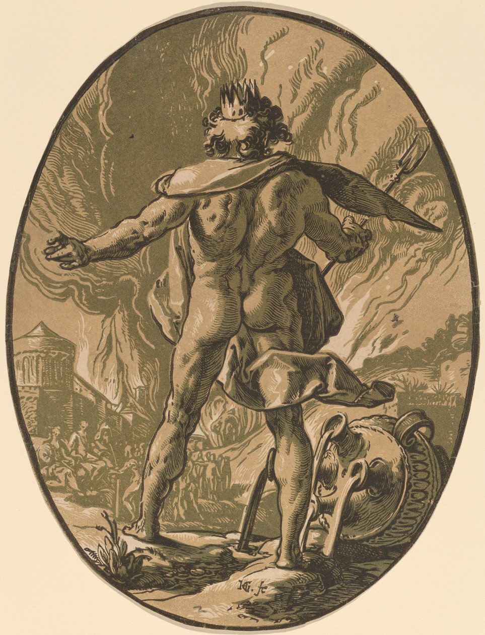 Plútó alkotó: Hendrik Goltzius