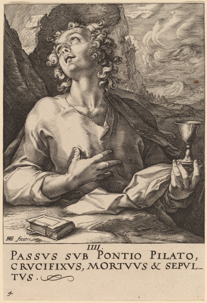 Szent János alkotó: Hendrik Goltzius