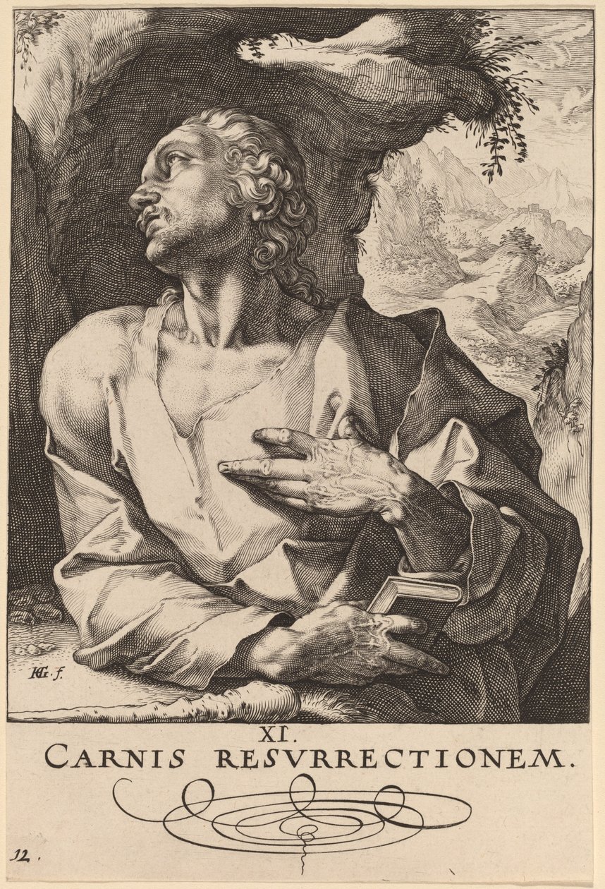 Szent Jude Tadeus alkotó: Hendrik Goltzius