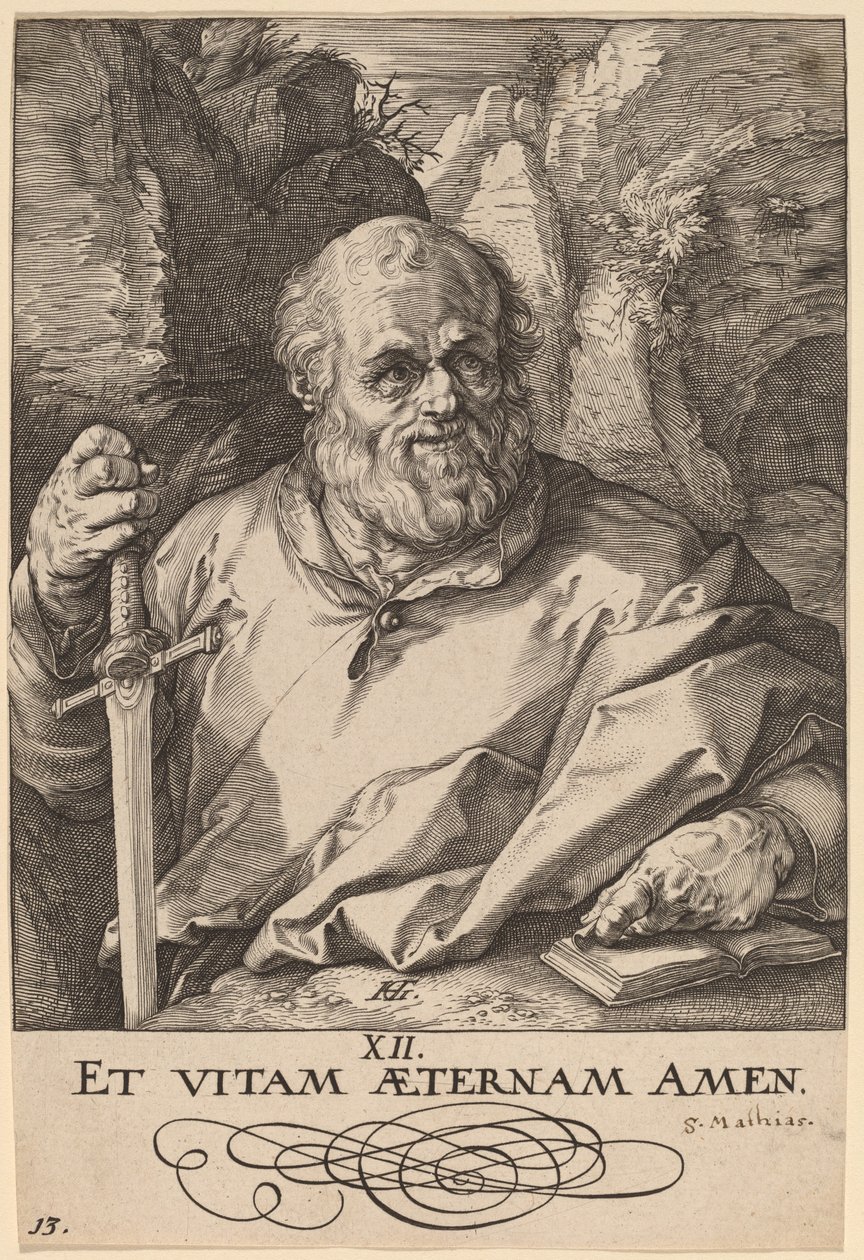 Szent Mátyás alkotó: Hendrik Goltzius