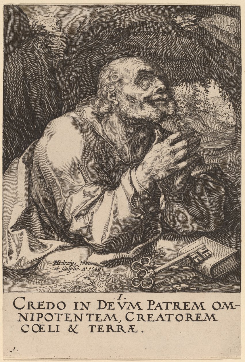Szent Péter alkotó: Hendrik Goltzius