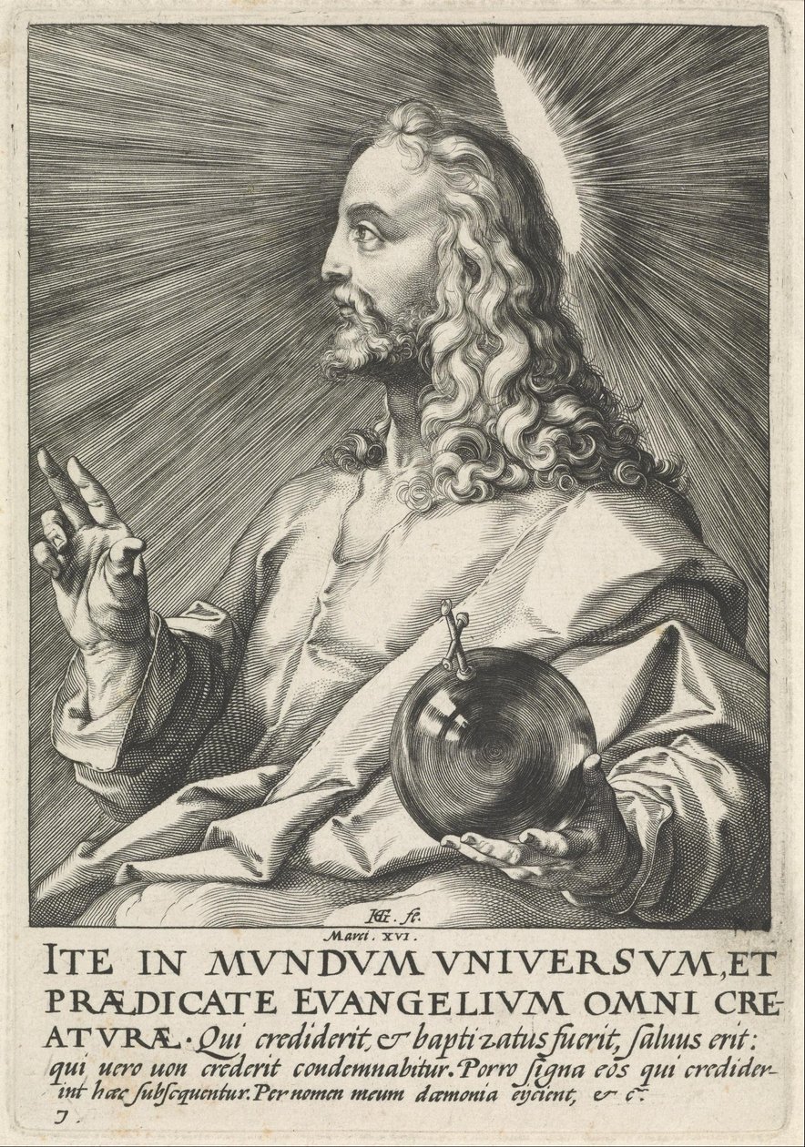 Salvator Mundi alkotó: Hendrik Goltzius