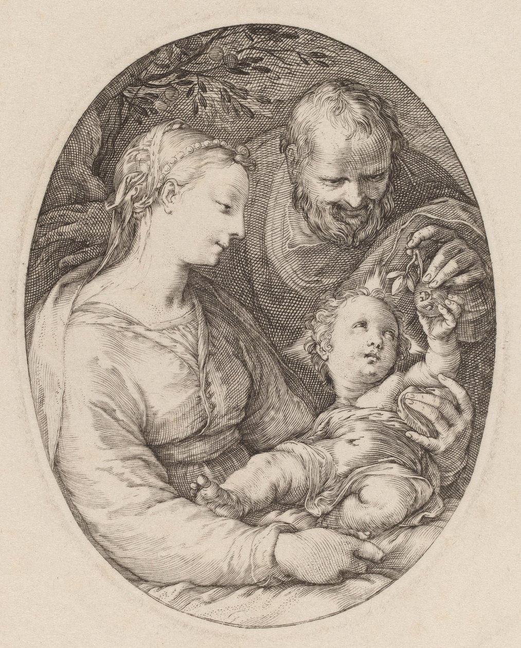 A Szent Család alkotó: Hendrik Goltzius