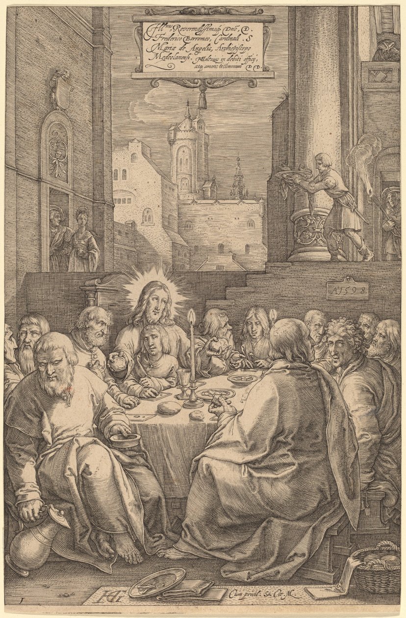 Az utolsó vacsora alkotó: Hendrik Goltzius