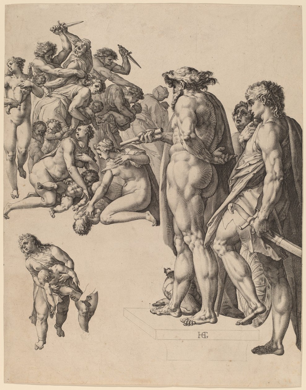 Az ártatlanok mészárlása alkotó: Hendrik Goltzius