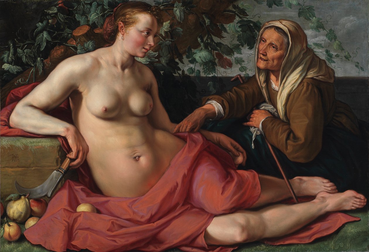 Vertumnus és Pomona alkotó: Hendrik Goltzius
