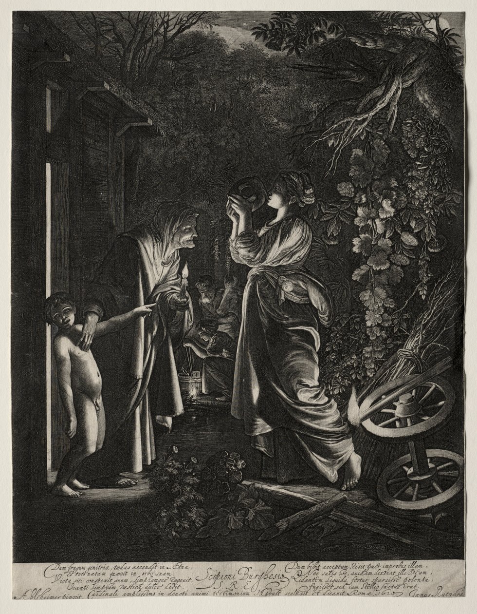 Ceres kigúnyolása. alkotó: Hendrik Goudt
