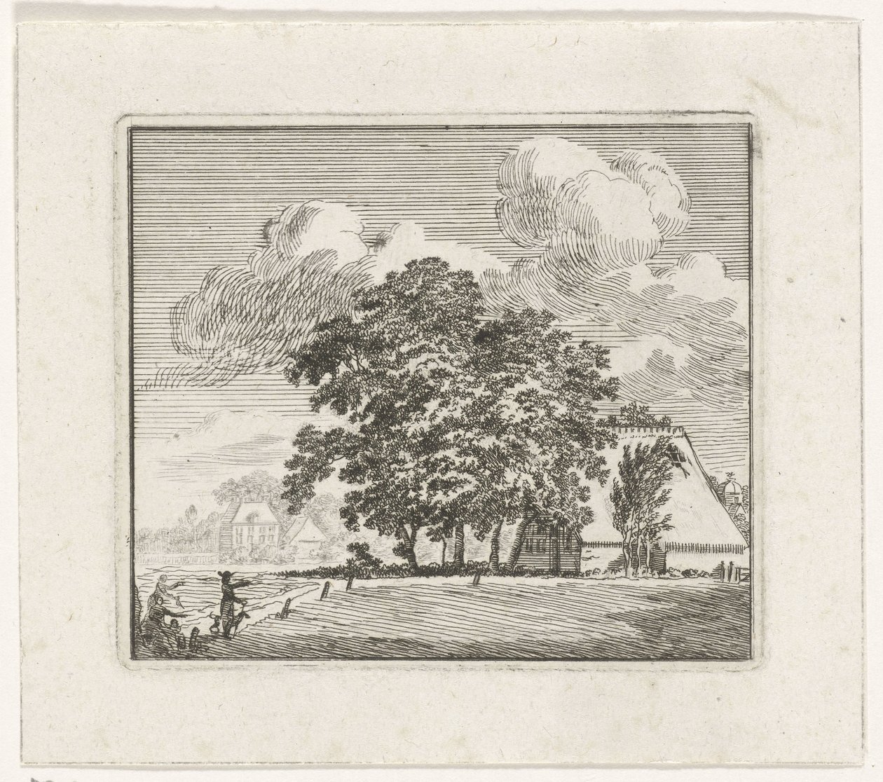 Farm egy tájban alkotó: Hendrik Hoogers