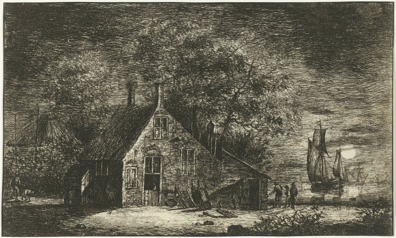 Farm egy folyón alkotó: Hendrik Kobell