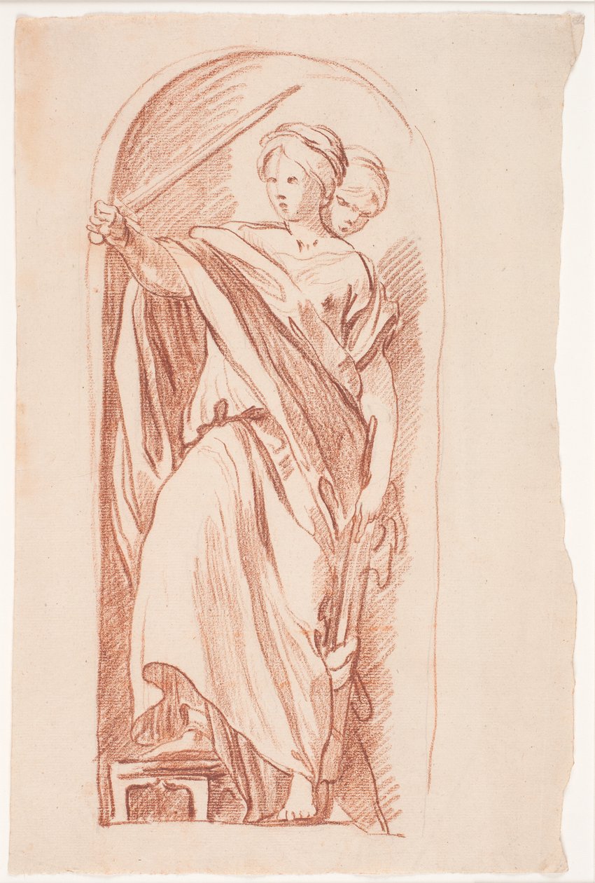 Judith. (Tanulmány a szobrászathoz) alkotó: Hendrik Krock