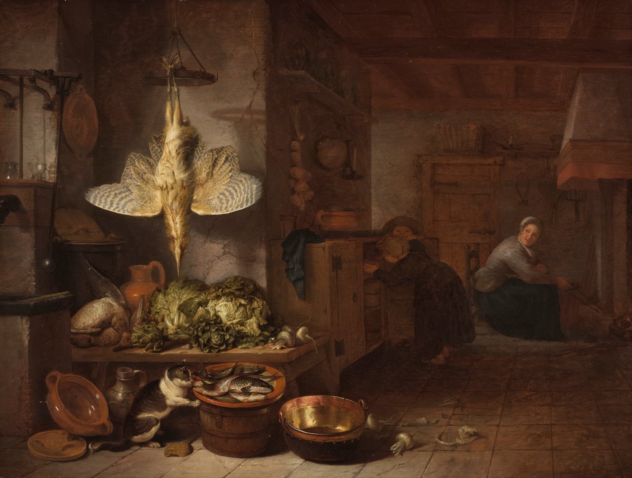 Egy konyha alkotó: Hendrik Martensz. Sorgh