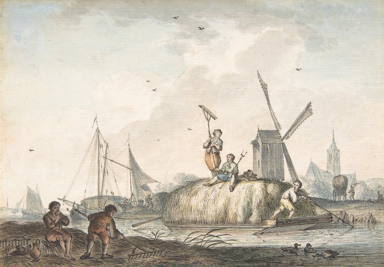 A tizenkét hónap, 1772. alkotó: Hendrik Meijer