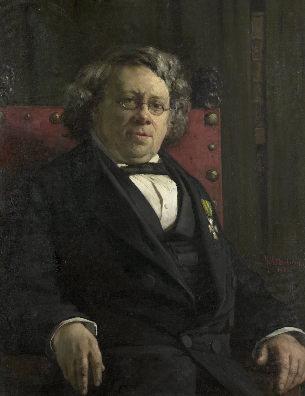 Pieter Harme Witkamp (1816-92). történész és földrajztudós alkotó: Hendrik Valkenburg