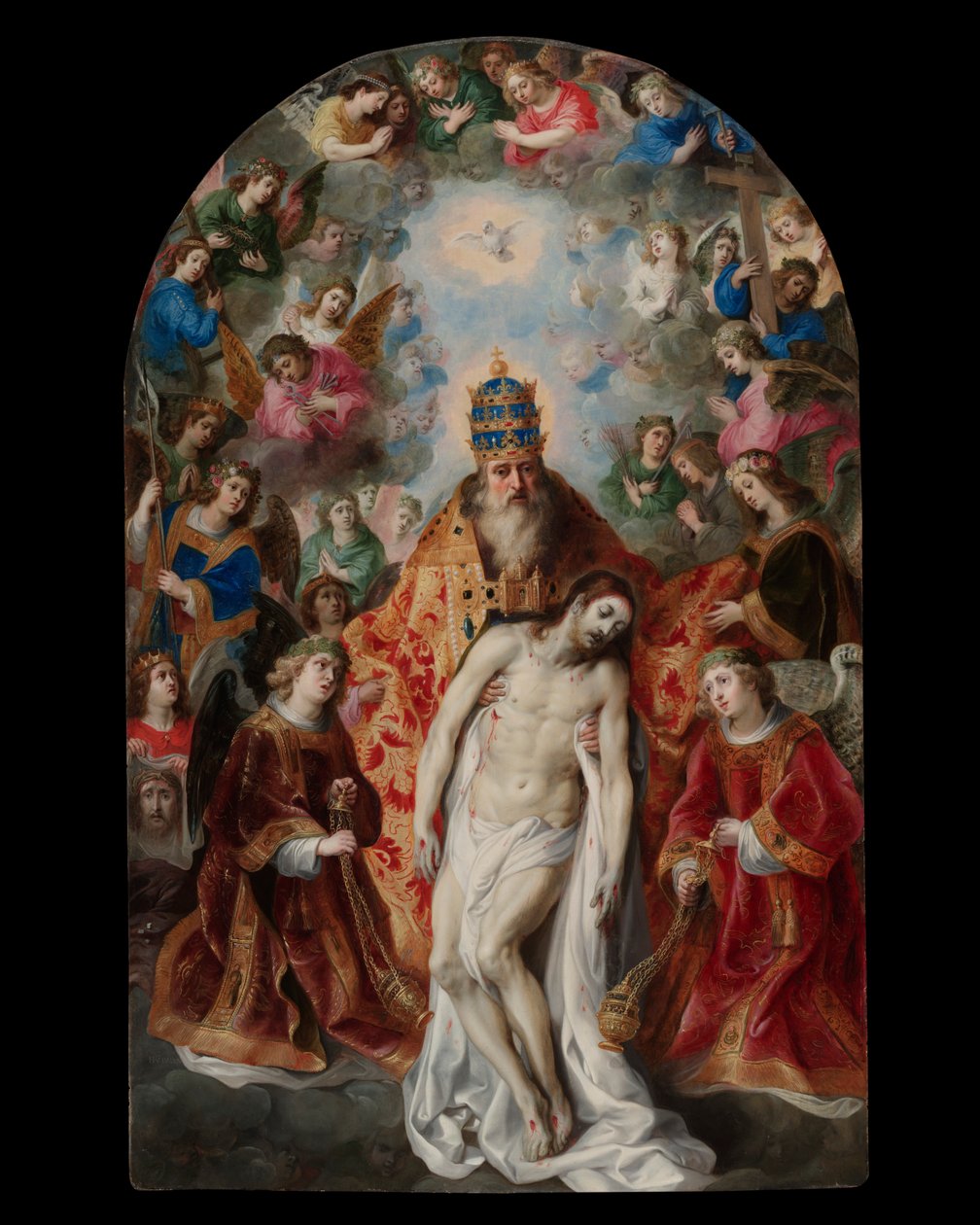A Szentháromság c. 1620. alkotó: Hendrik van Balen