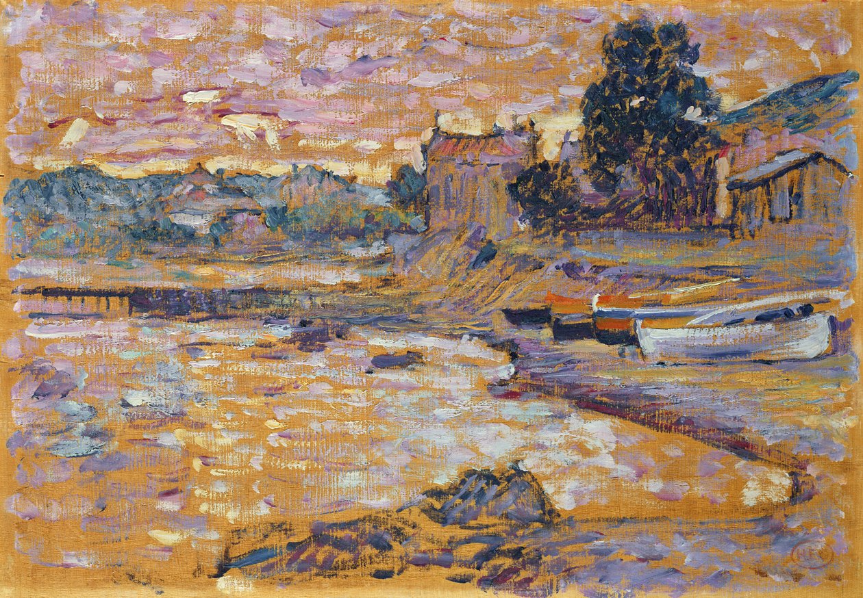 Le Lavandou, 1908-09 körül alkotó: Henri Edmond Cross