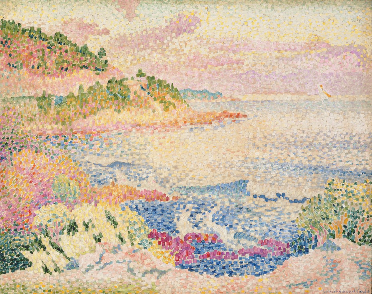 A Maures, 1906-2006 körül alkotó: Henri Edmond Cross