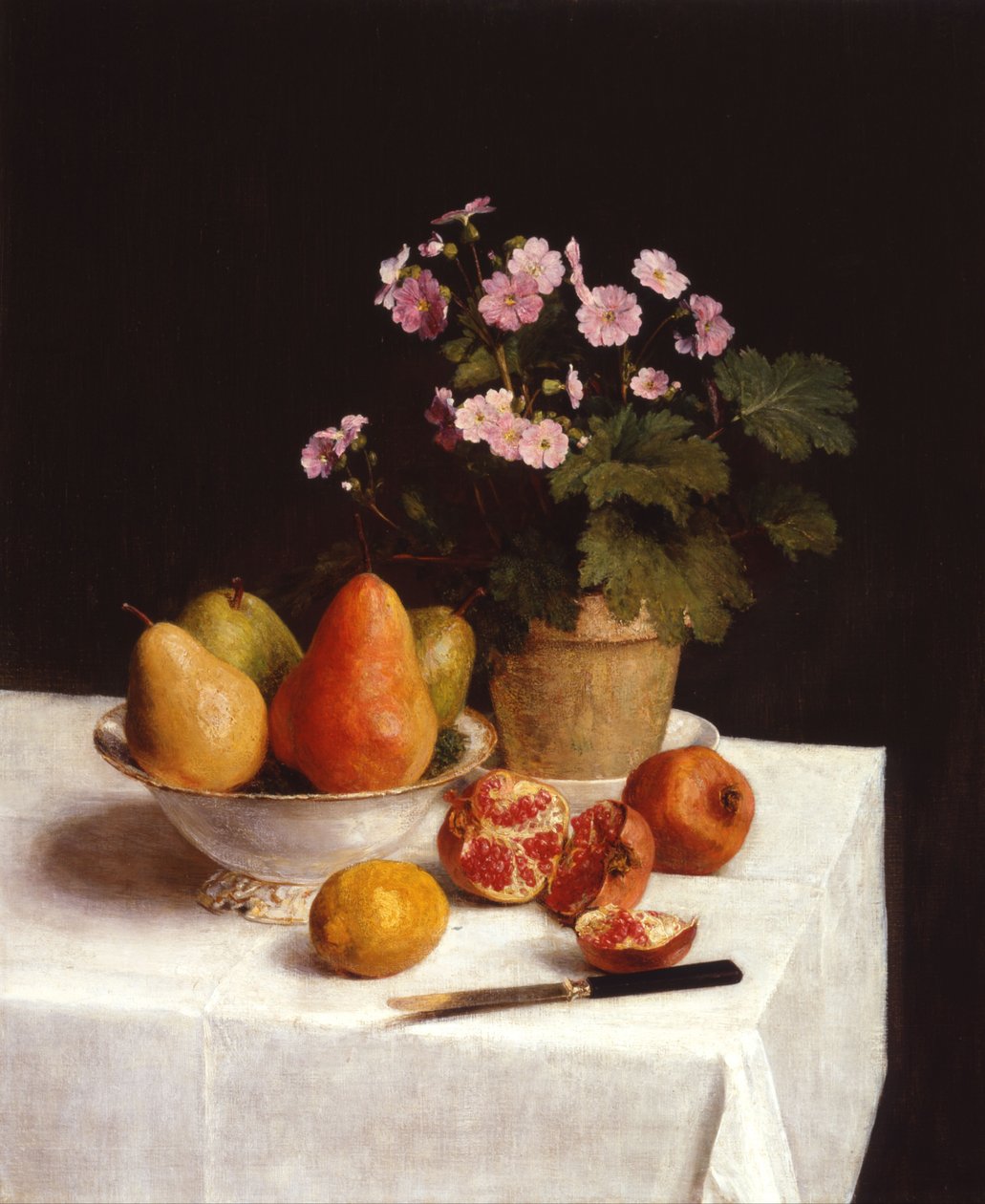 Csendélet alkotó: Ignace Henri Jean Fantin Latour