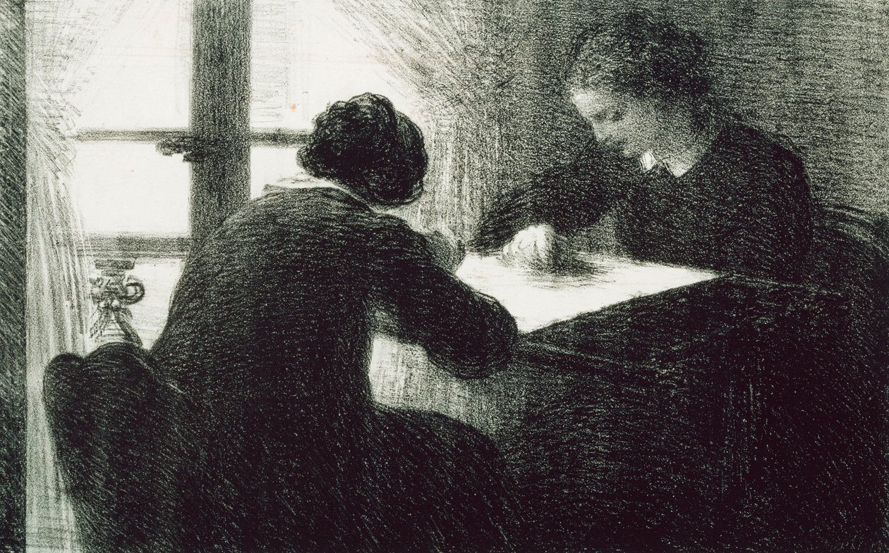 A hímzők alkotó: Ignace Henri Jean Fantin Latour