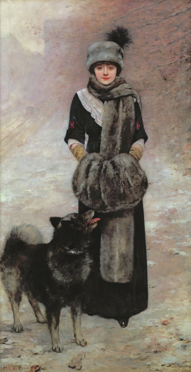 Colette Gervex, a művész lányának portréja, 1910 alkotó: Henri Gervex