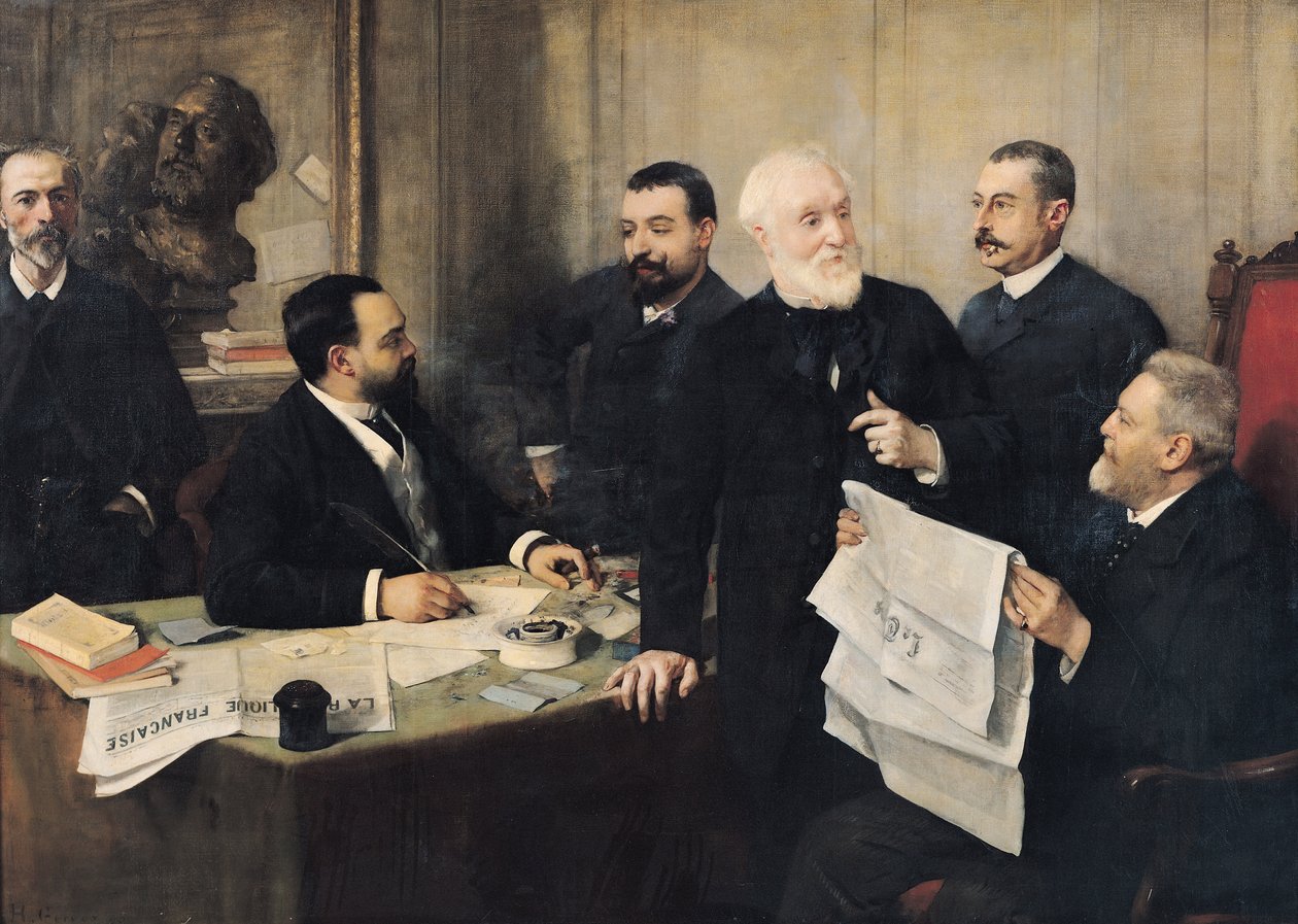 A "La Republique Francaise" igazgatótanácsa, 1890 alkotó: Henri Gervex