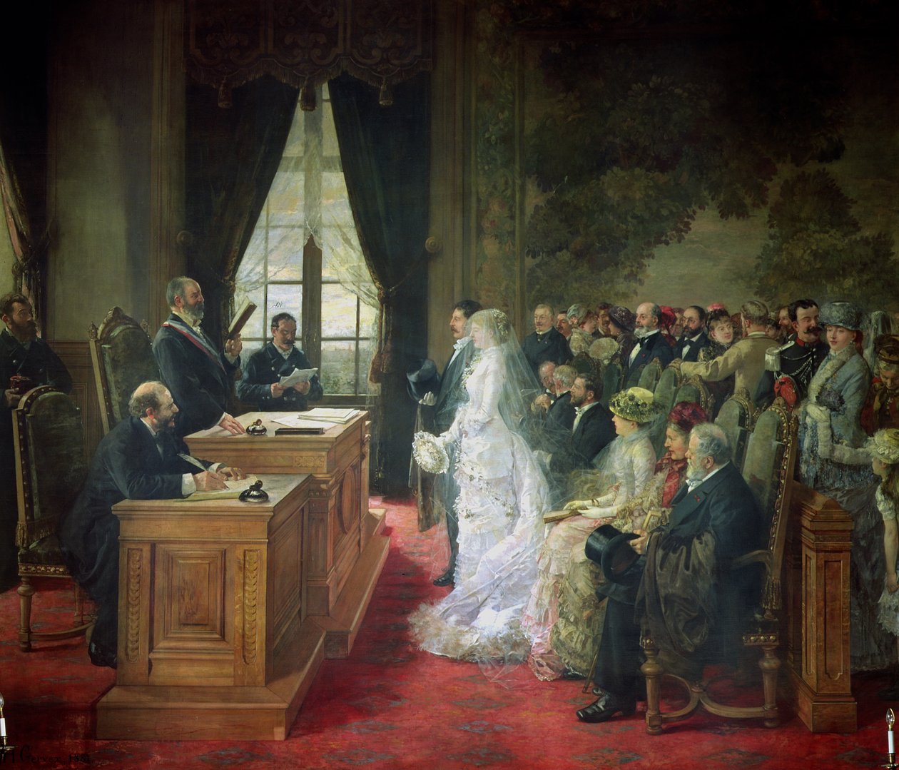 A polgári házasság, 1881 alkotó: Henri Gervex