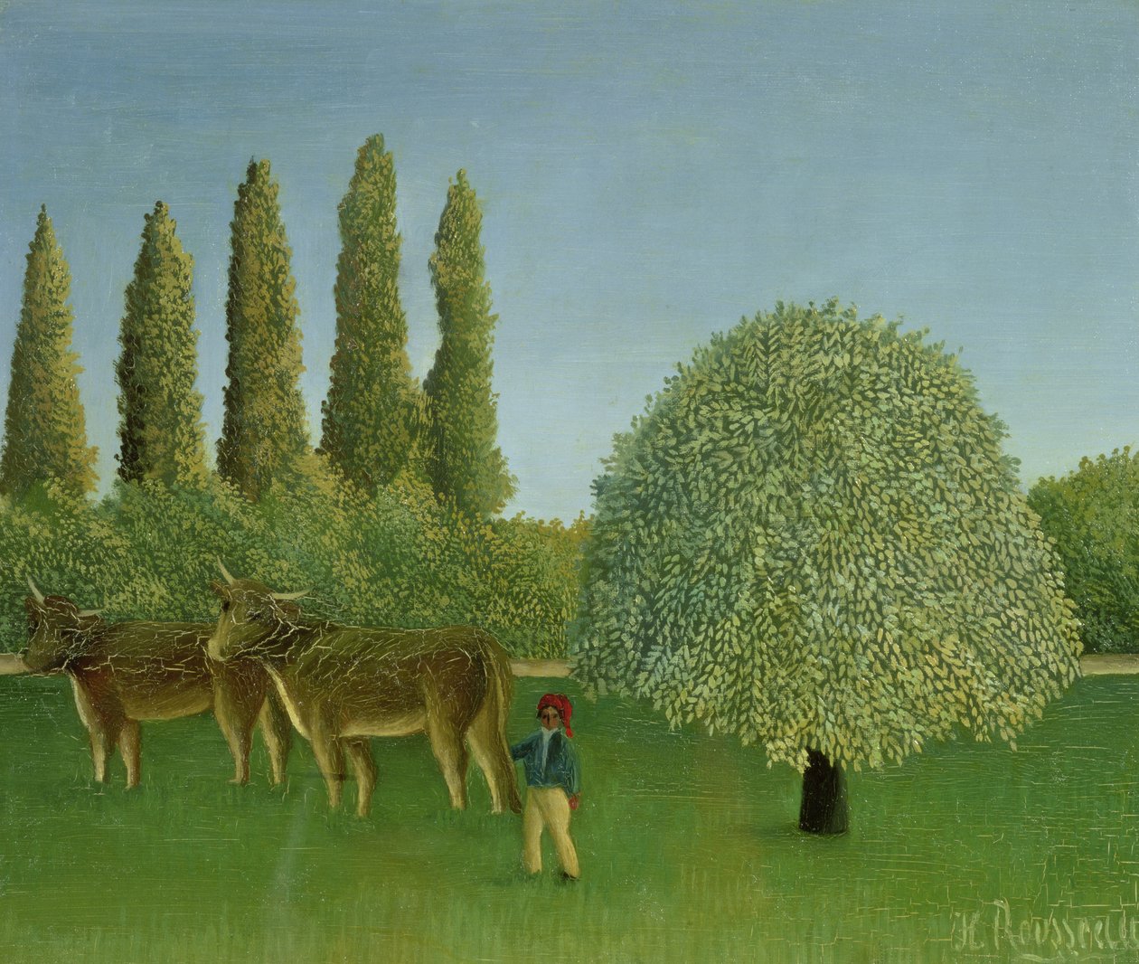 A mezőkön, 1910 alkotó: Henri Rousseau