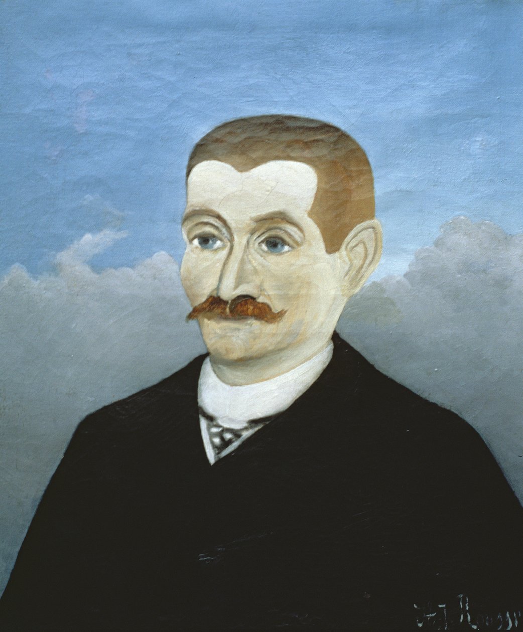 Egy vörös hajú férfi portréja alkotó: Henri Rousseau