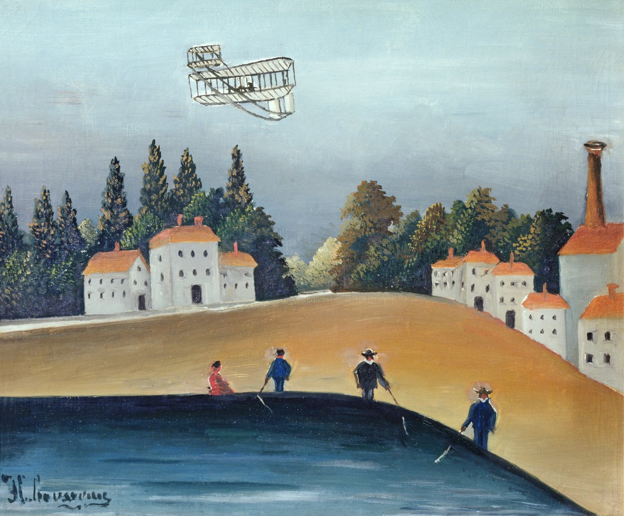 A horgászok, 1908-09 körül (lásd még 309520) alkotó: Henri Rousseau