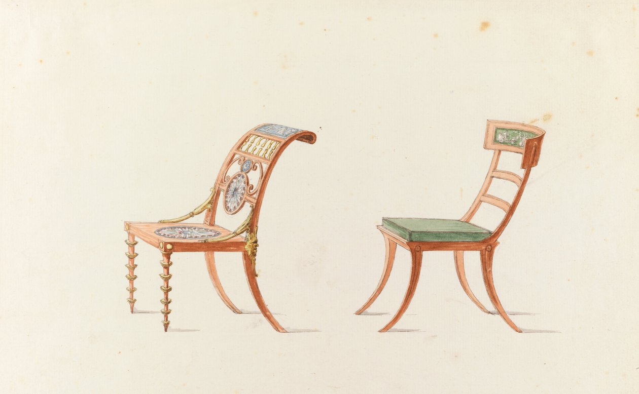 Székek (2) alkotó: Nicolas Henri Jacob