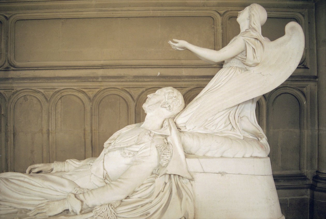 Ferdinánd Lajos Fülöp (1810-42), Orléans hercegének kenotáfja, 1843 (márvány) (lásd még: 252675) alkotó: Henri Joseph Francois de, baron Triqueti