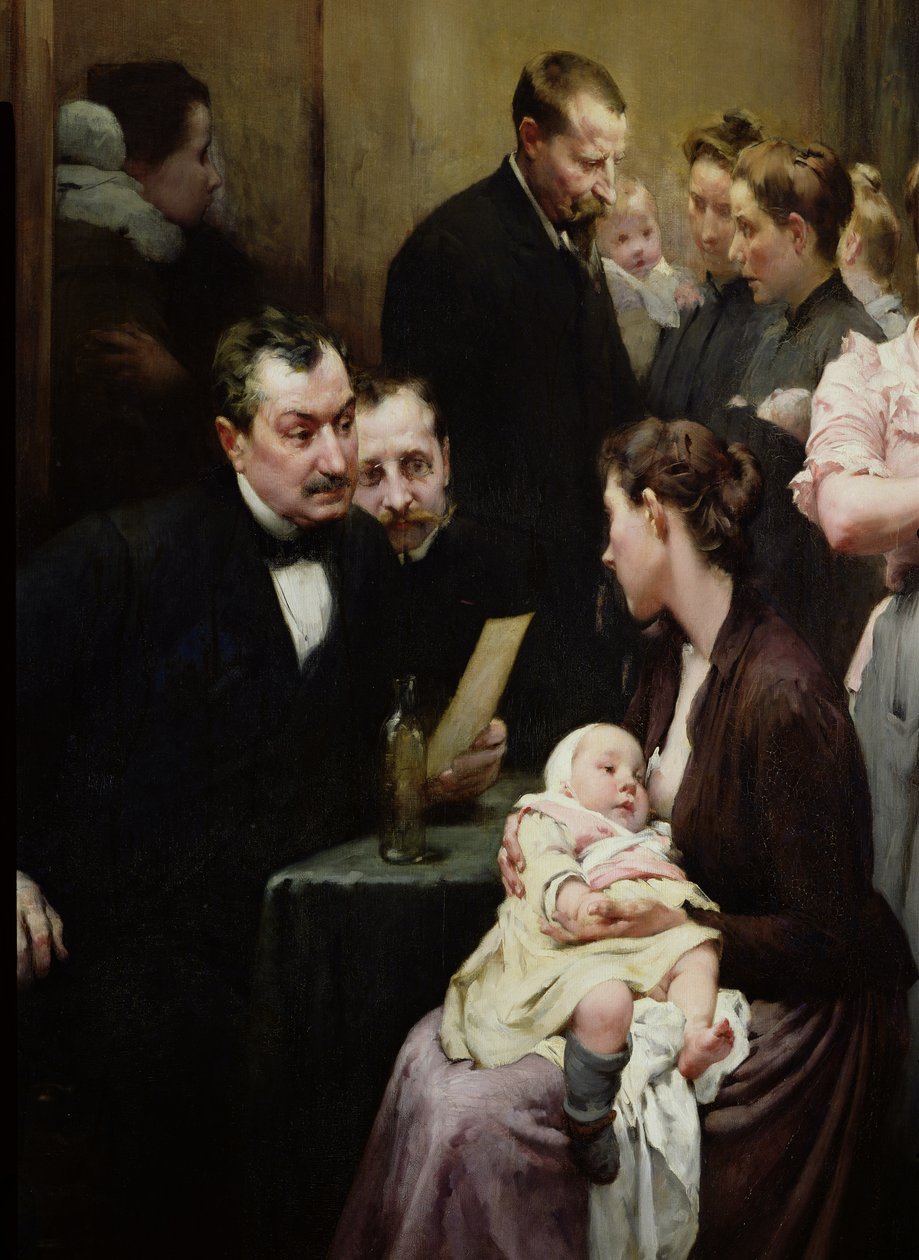 Tejcsepp Belleville-ben: Doctor Variot sebészete, a konzultáció, 1903 (részlet) alkotó: Henri Jules Jean Geoffroy