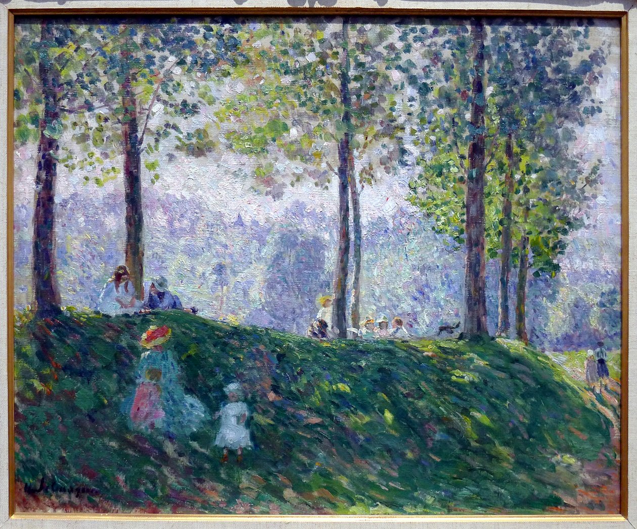 Délután a parkban. alkotó: Henri Lebasque