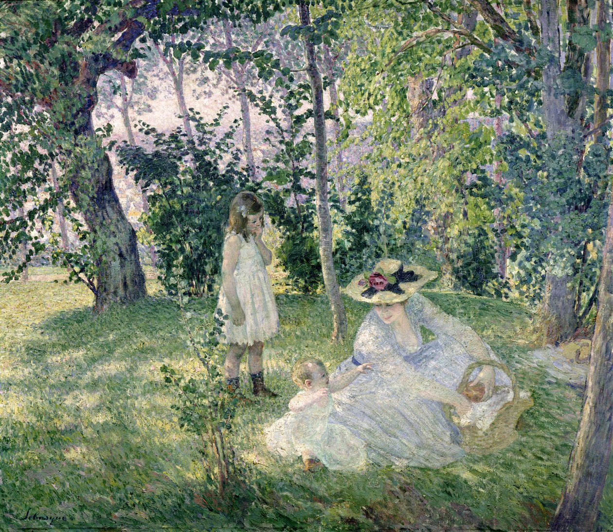 Piknik, 1903 alkotó: Henri Lebasque