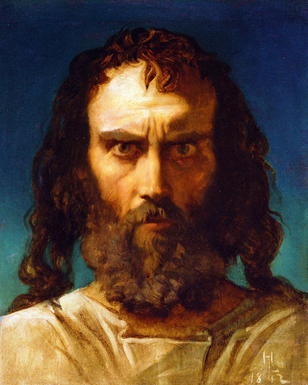 Egy szent, 1842 alkotó: Henri Lehmann