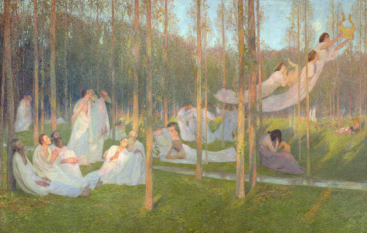 „Serenity”, illusztráció az Aeneis VI. könyvéhez alkotó: Henri Martin